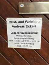Firmenansicht von „Andreas Eckert Obsthof und Weingut“