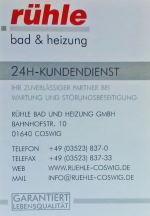 Firmenansicht von „Rühle Bad und Heizung GmbH“