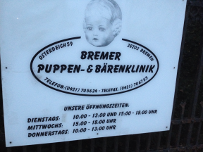 Firmenansicht von „Bremer Puppen- und Bärenklinik“