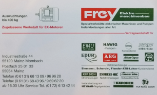 Firmenansicht von „Frey Elektomaschinenbau GmbH“