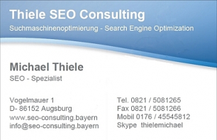 Firmenansicht von „SEO-Consulting Thiele“